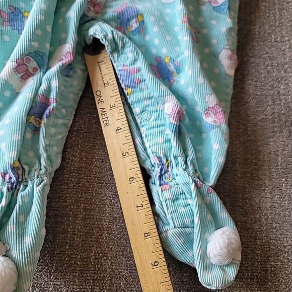 Vtg Osh Kosh Bgosh Snowman Courderoy Overalls Matching Turtleneck Snowball Feet - Picture 11 of 14